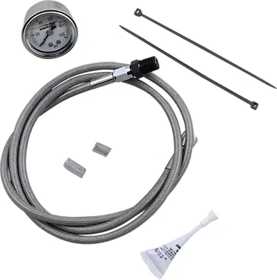 Kit manometro pressione olio fondo bianco per Tour 