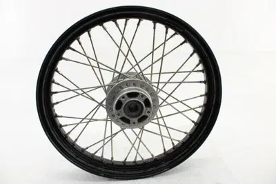 Ruota anteriore a 40 raggi 19x2,5 nera per Softail 
