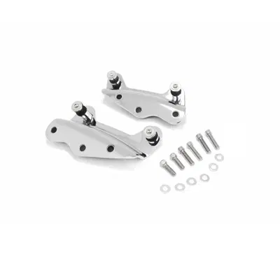 Kit bulloneria 4 punti sgancio rapido cromato per 