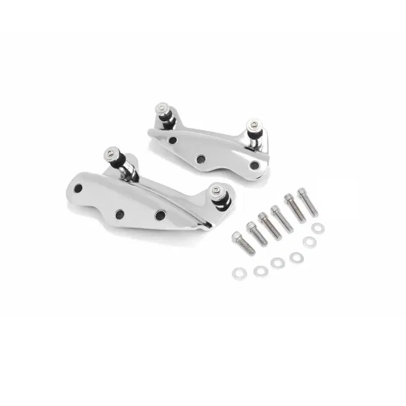 Kit bulloneria 4 punti sgancio rapido cromato per 