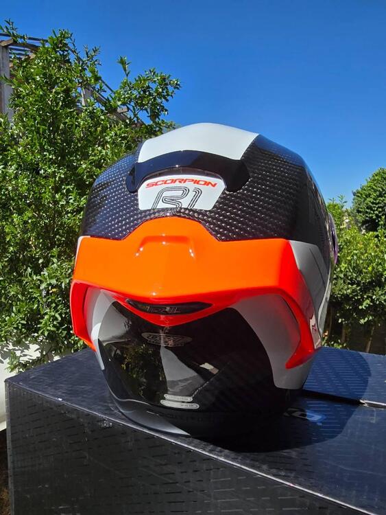 Casco Scorpion, Exo R1 Carbon Air, Corpus 2, Rosso Scorpion Helmets (4)