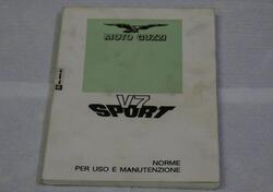 Libretto uso e manutenzione Moto Guzzi V7 Sport de