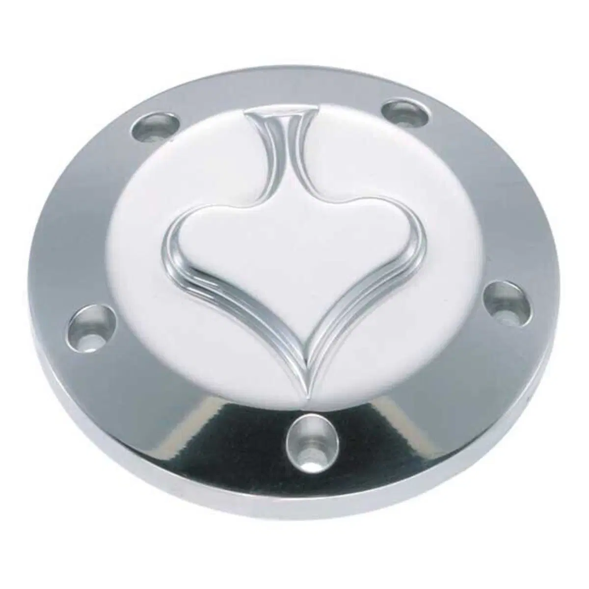 Point Cover HKC Spade lucido per Dyna, Softail e 