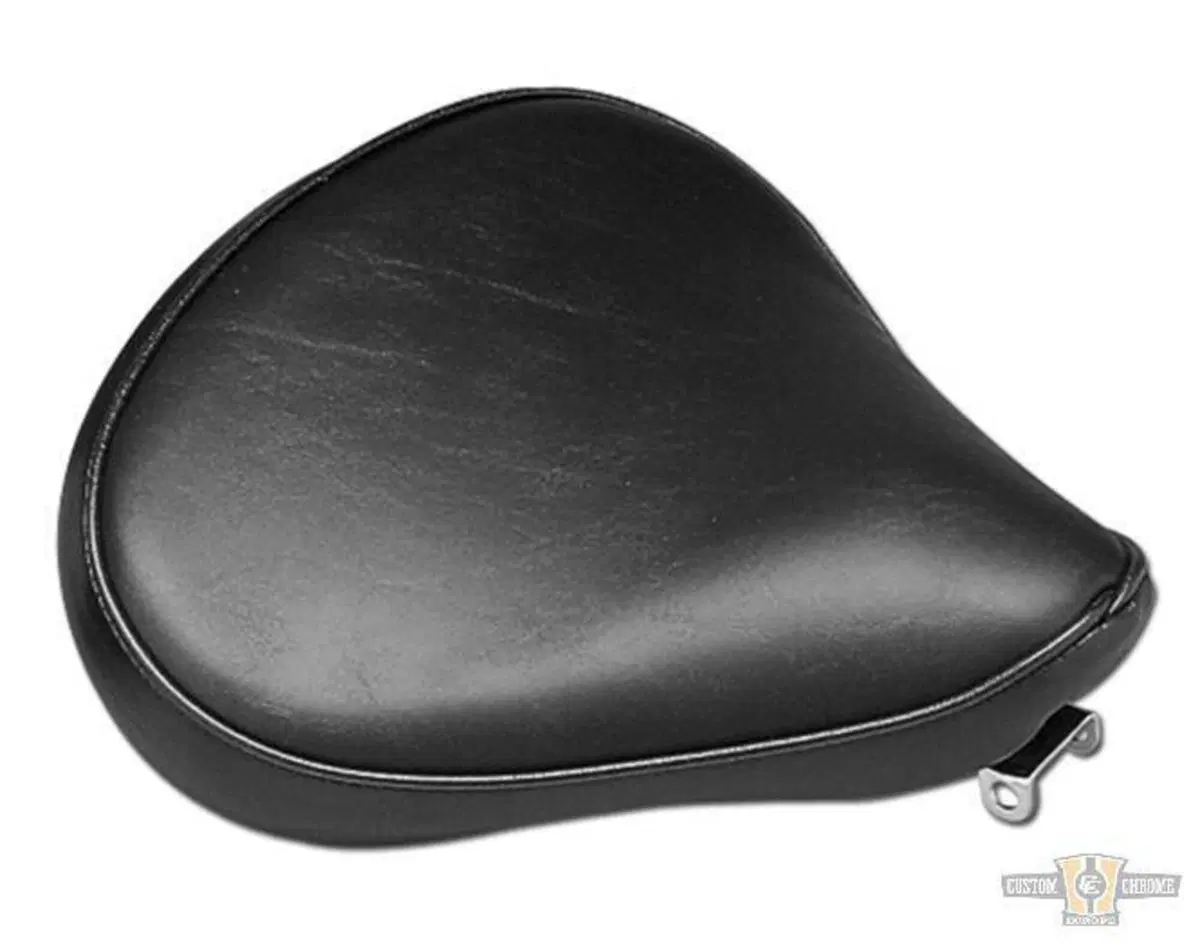 Sella monoposto larga Custom nera Universale Le Pera