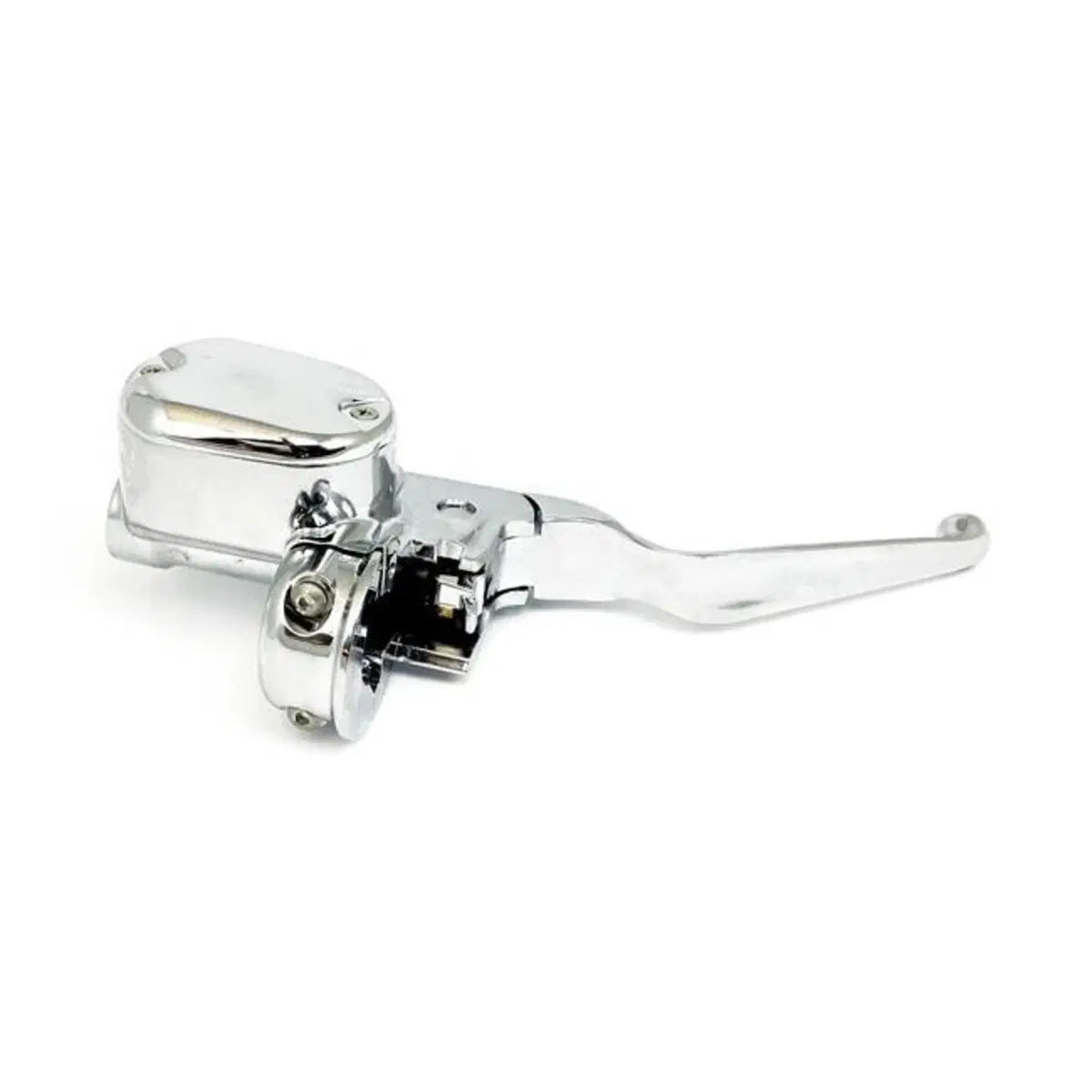 Pompa freno stile OEM cromato per disco singolo pe 