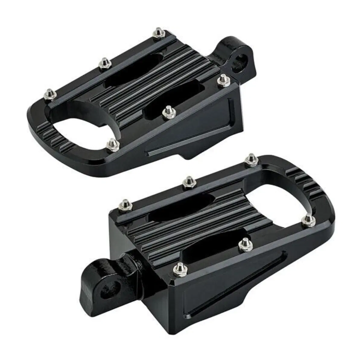 Pedaline guidatore Biltwell Punisher nere con adat