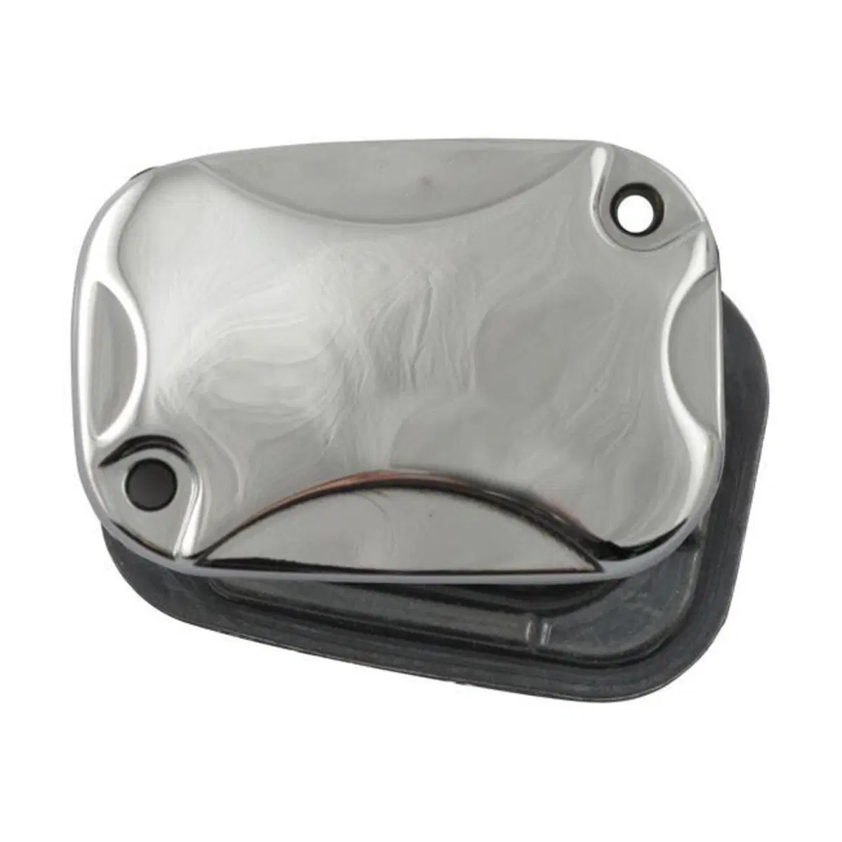 Coperchio pompa freno anteriore Fluid cromato per 