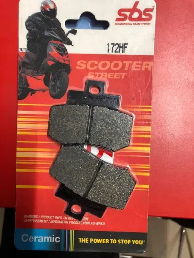 COPPIA PASTIGLIE SBS 172 HF - 6561720 PER KIMCO 25