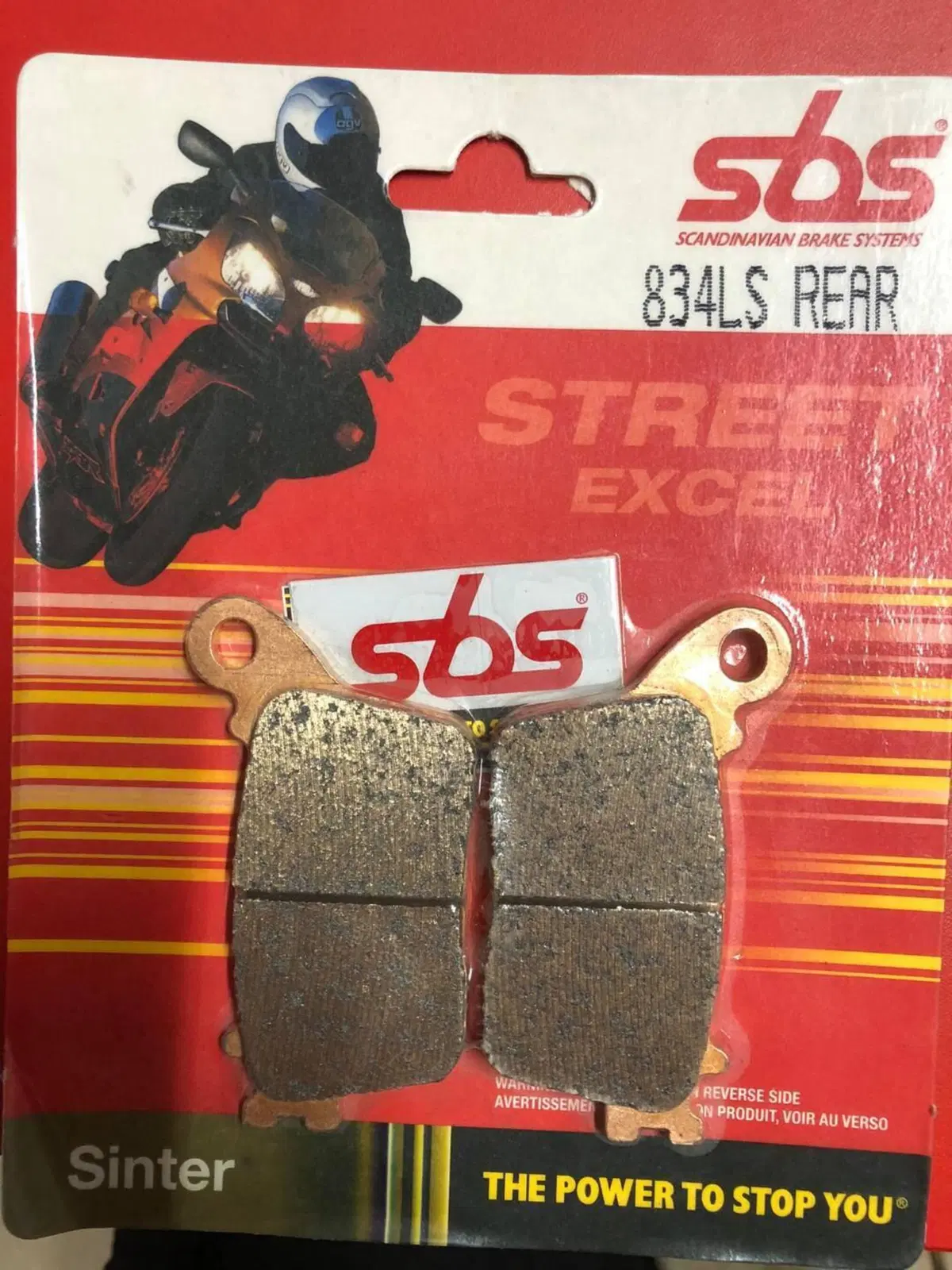 COPPIA PASTIGLIE SINTERIZZATE SBS 834LS