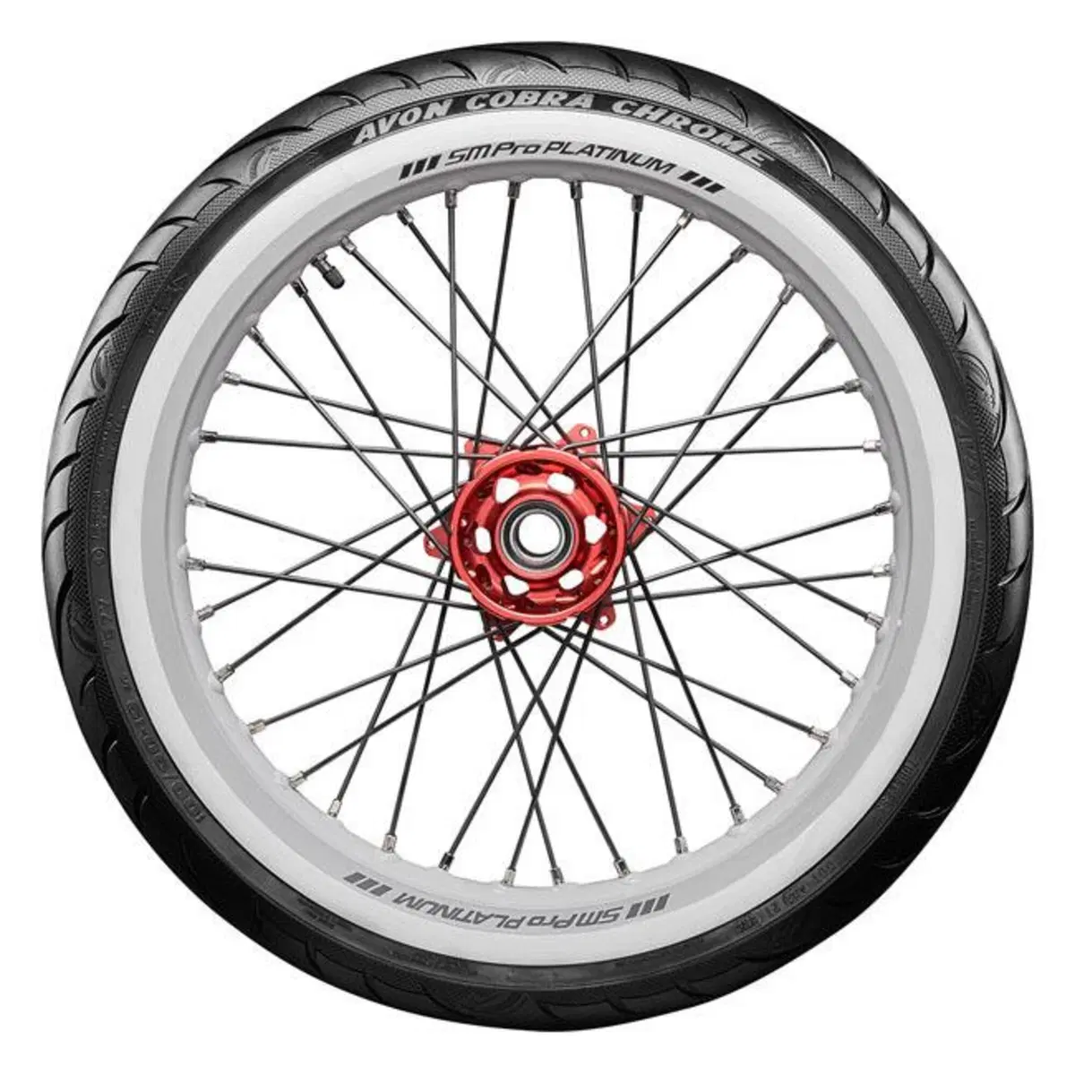 Pneumatico anteriore Avon Cobra Chrome 100/90-19 5