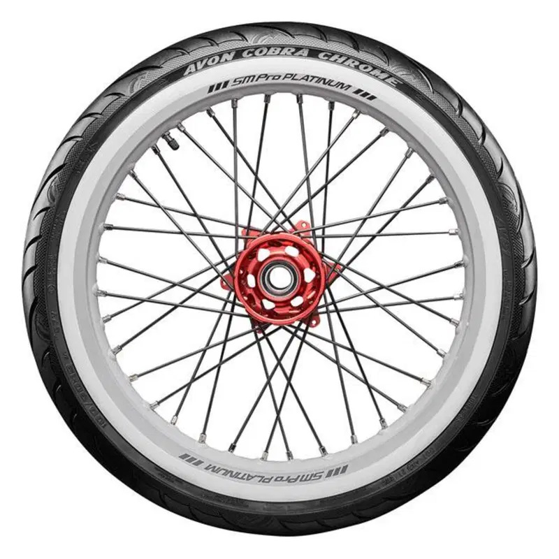 Pneumatico anteriore Avon Cobra Chrome 100/90-19 5