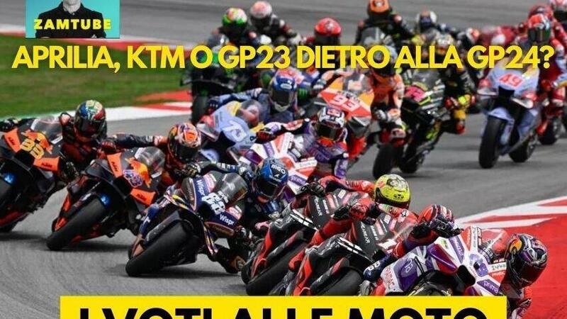 MotoGP2024 - Aprilia, KTM o GP23 dietro alla GP24? [VIDEO]