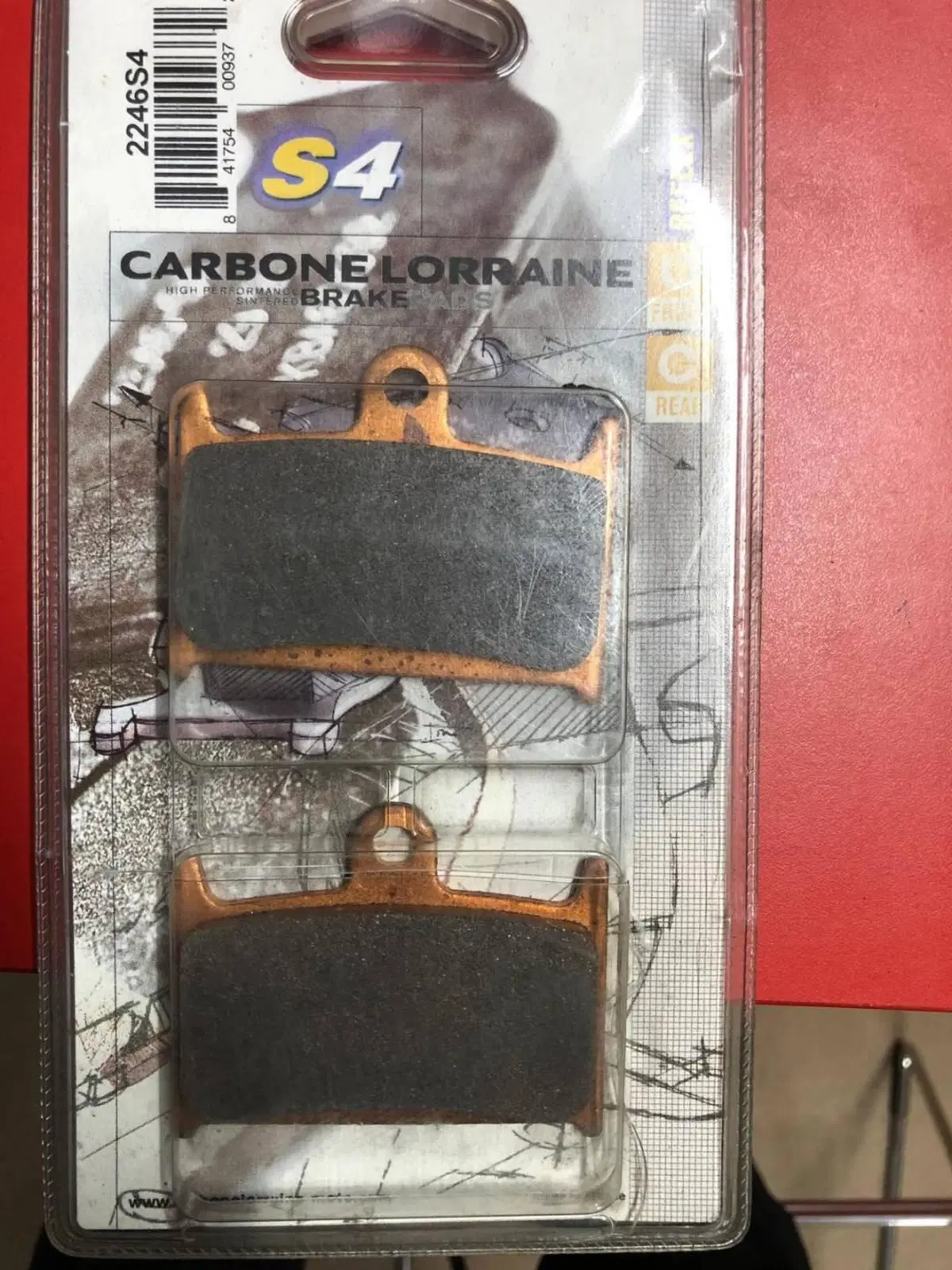 COPPIA PASTIGLIE CARBONE LORRAINE 224654