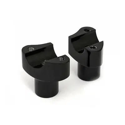 Riser in alluminio forgiato alti 2&rsquo;&rsquo;, dritti, neri 