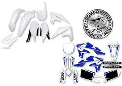 Kit plastiche+decals Ufo Apodis Yamaha Bianco UFO 
