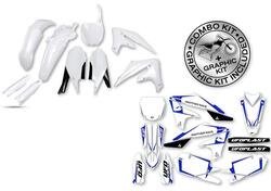 Kit plastiche+decals Ufo Tecna Yamaha Bianco UFO 