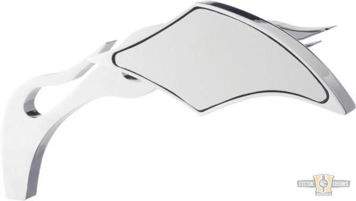 Specchietti Diamond Flame cromo Custom Chrome 