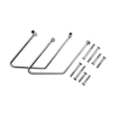 Supporti borse cromati per Softail FLST dal 2000 a 