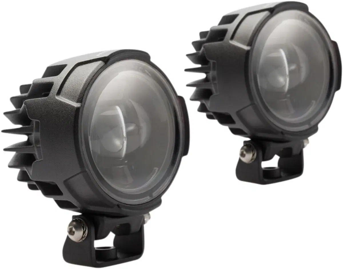 Luci abbaglianti a LED SW Motech EVO nere omologat 