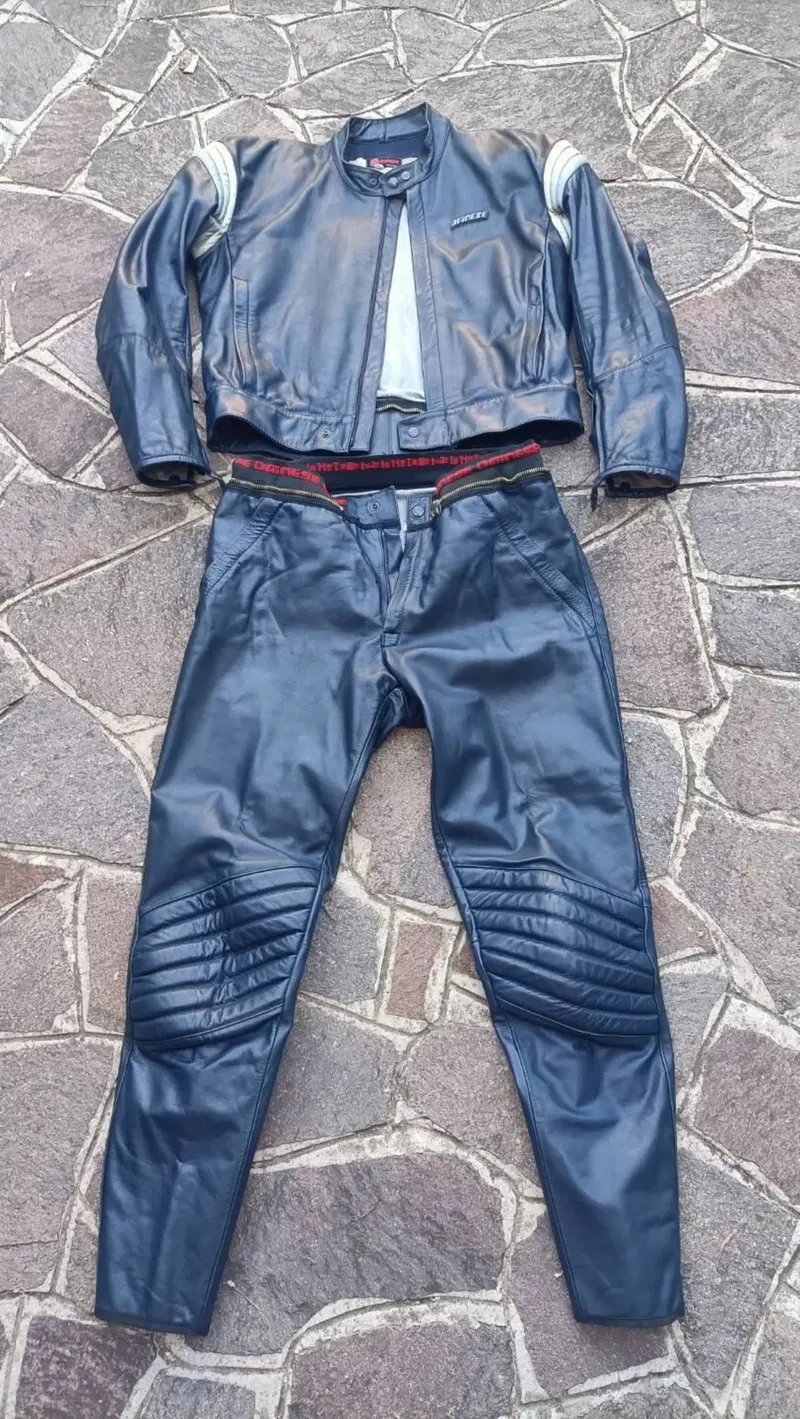 Tuta in pelle divisibile Dainese (12)