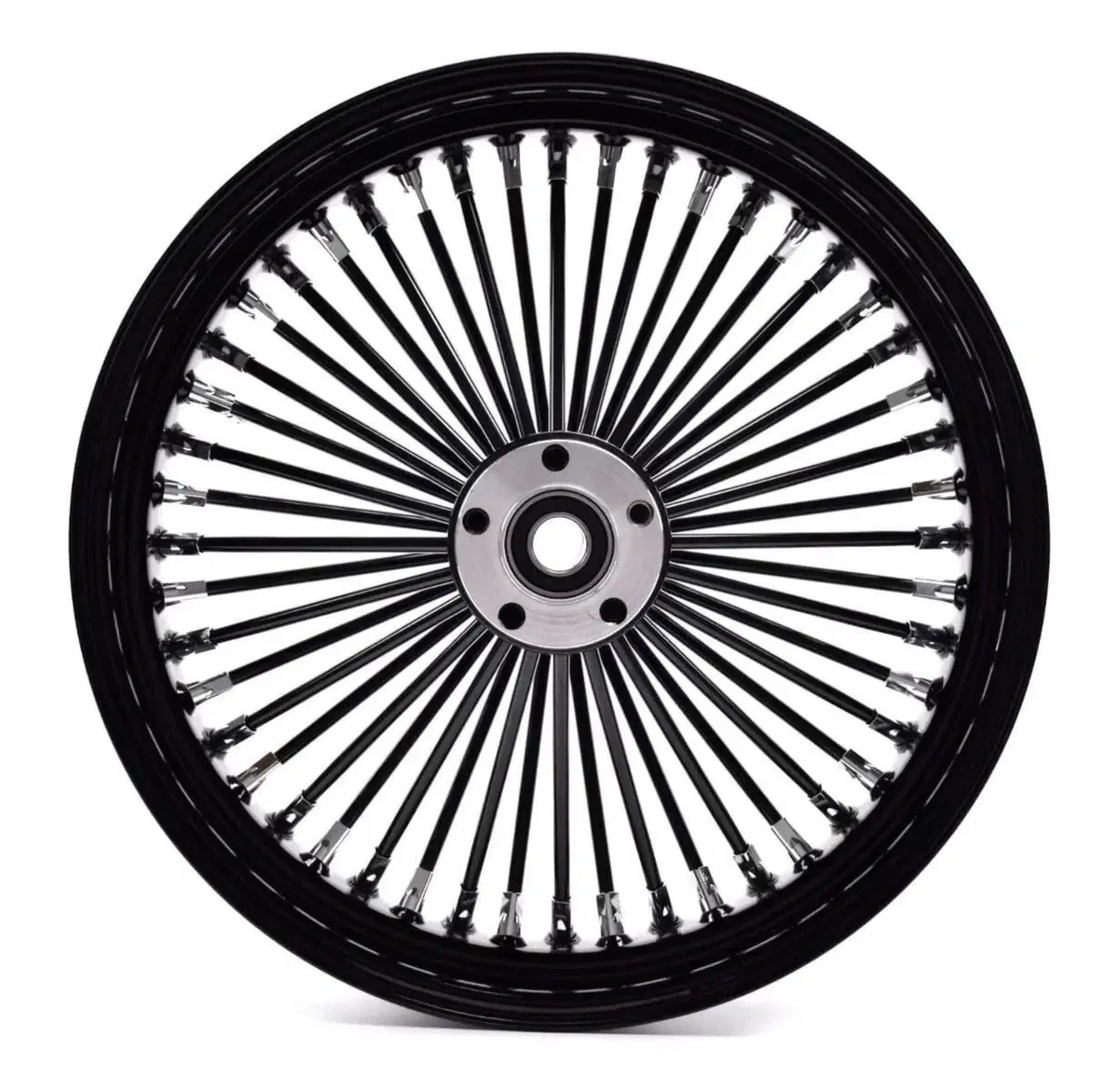 Ruota posteriore nera King Spoke 48 raggi 18'' x 