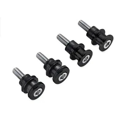 Kit bulloneria nera sgancio rapido per sissybar sc 