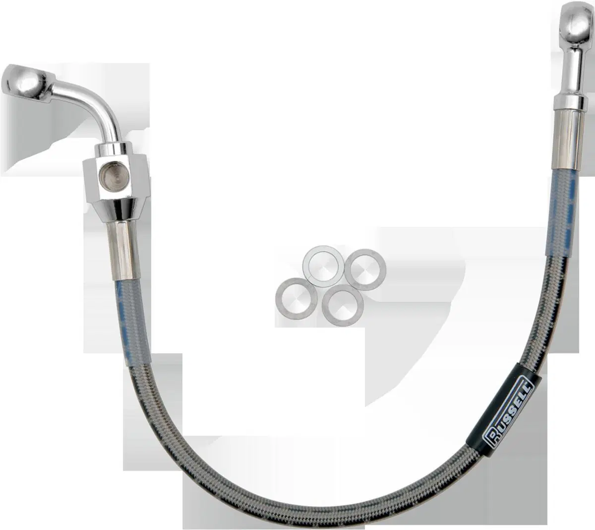 Tubo freno post treccia inox per Dyna dal 2000 al Goodridge