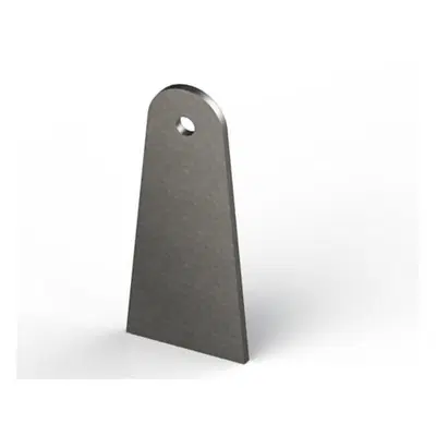 Staffe in acciaio da saldare B 40mm x L 90mm x 3mm 