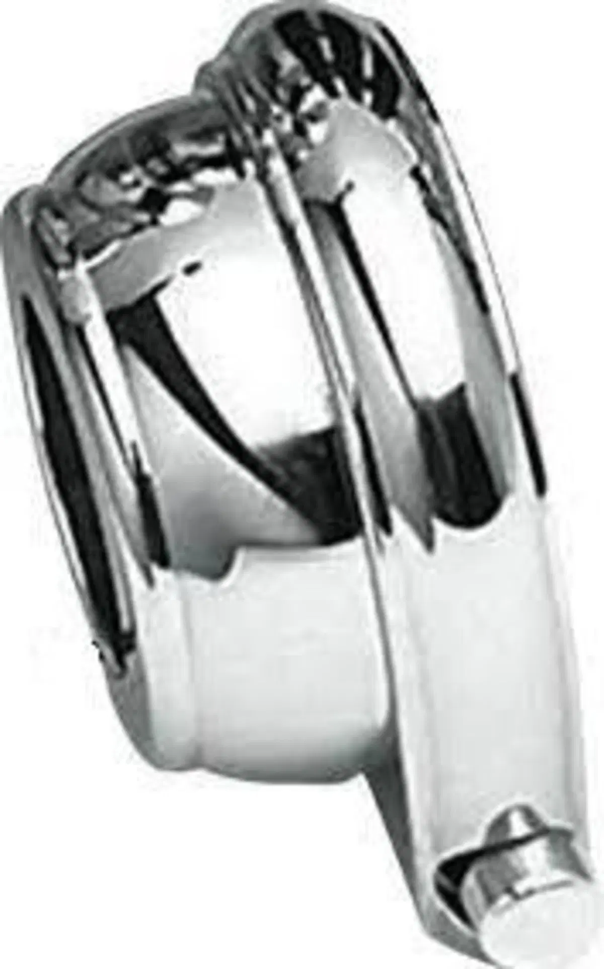 Blocchetto cromato da 1" lato sinistro con pulsant Arlen Ness