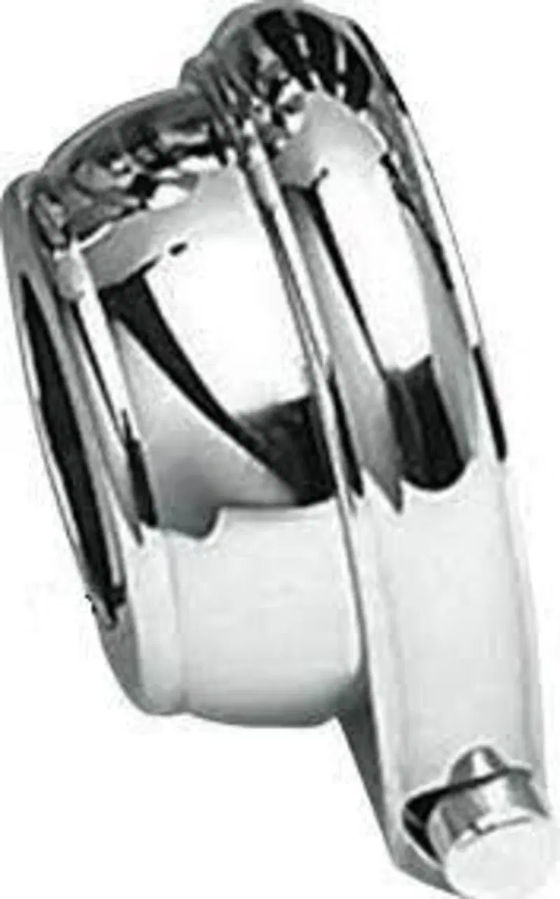 Blocchetto cromato da 1" lato sinistro con pulsant Arlen Ness