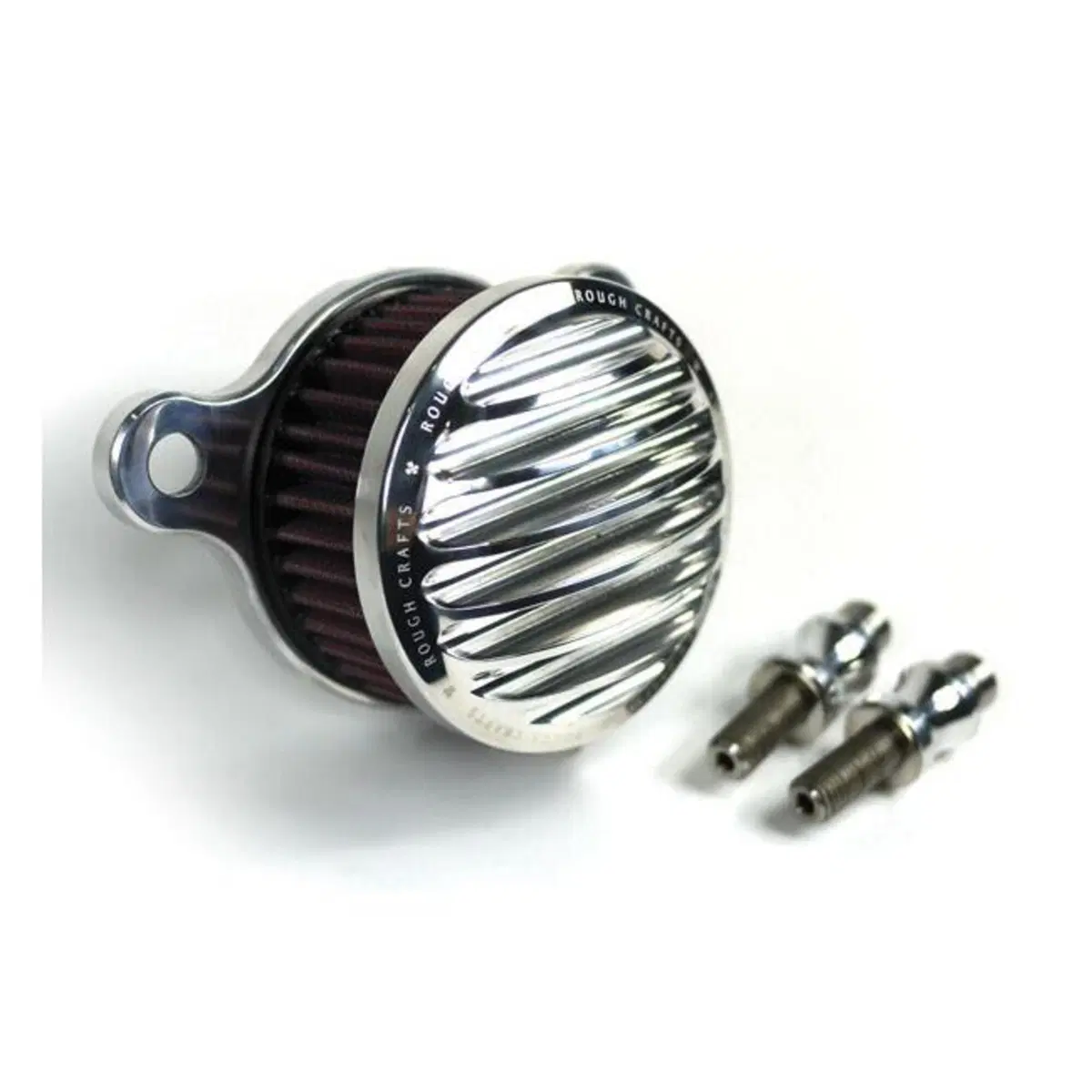 Filtro dell'aria Rough Crafts lucido per Sportster