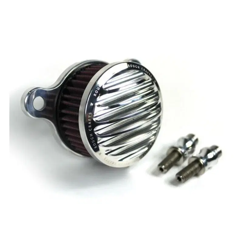 Filtro dell'aria Rough Crafts lucido per Sportster