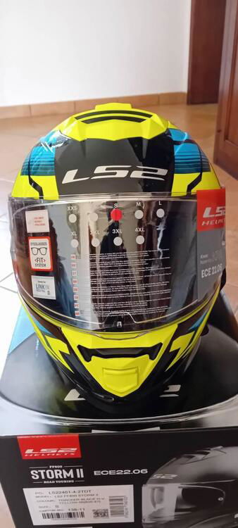 CASCO LS2 STORM TRACKER COMPLETO DI INTERFONO (2)