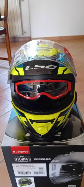 CASCO LS2 STORM TRACKER COMPLETO DI INTERFONO (5)