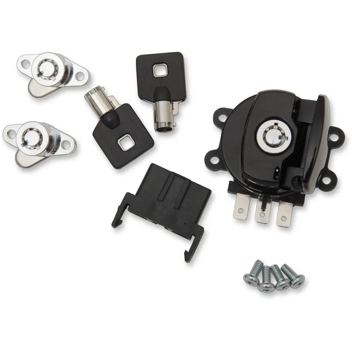 Blocchetto chiave accensione e borse nero per Road Drag Specialties