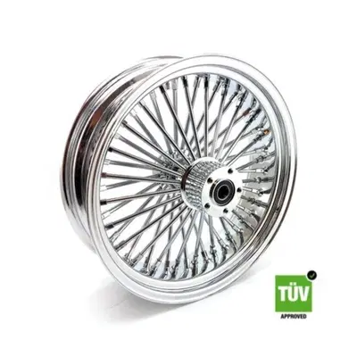 Ruota posteriore cromata Big Spoke 48 raggi 18&rdquo;x 5 