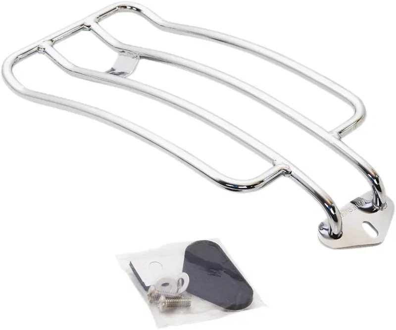 Portapacchi cromato per monoposto per Softail Blac 