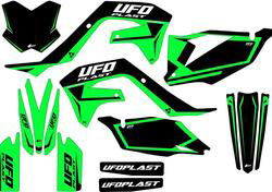 Kit grafica Ufo Stokes per Kawasaki Verde fluo UFO 