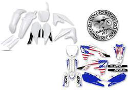 Kit plastiche+decals Ufo Patriot Yamaha Bianco UFO 