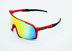Occhiali Eyerise DL-EVO11 Rosso fluo lente specchi 