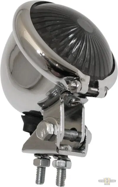 Faro posteriore Bates Led cromato omologato Motorc 