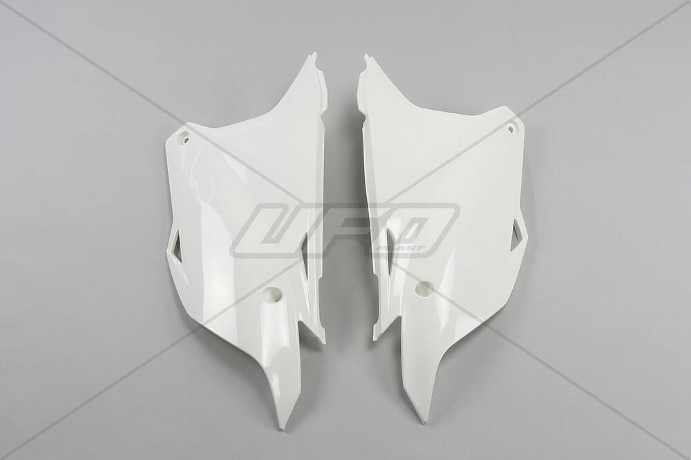 Fiancatine lat Ufo Kawasaki KX 85 2014-2022 bianco 