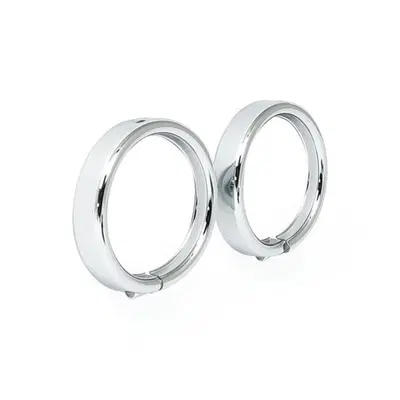 Ghiere per frecce a lenti piatte Recessed cromate 