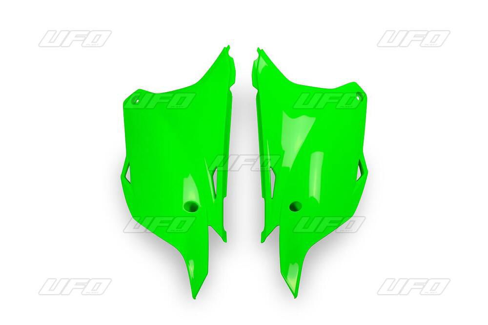 Fiancatine lat Ufo Kawasaki KX 85 2014-2022 verde 