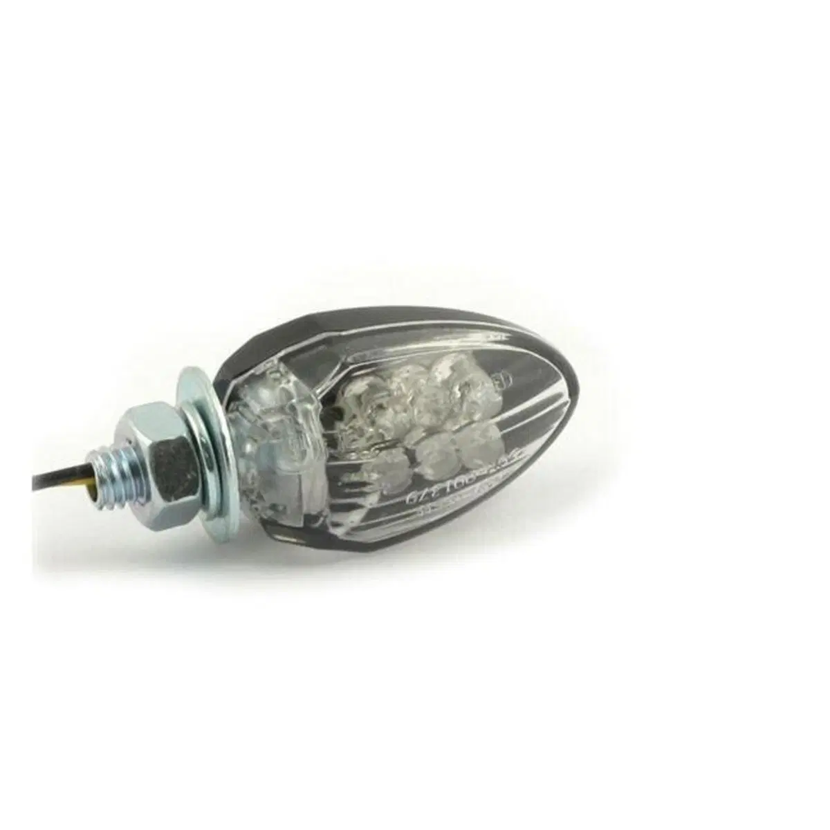 Frecce a led Drop nere lente chiara omologate Moto 