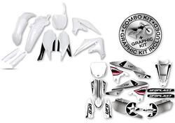 Kit plastiche+decals Ufo Thunder Yamaha Bianco UFO 