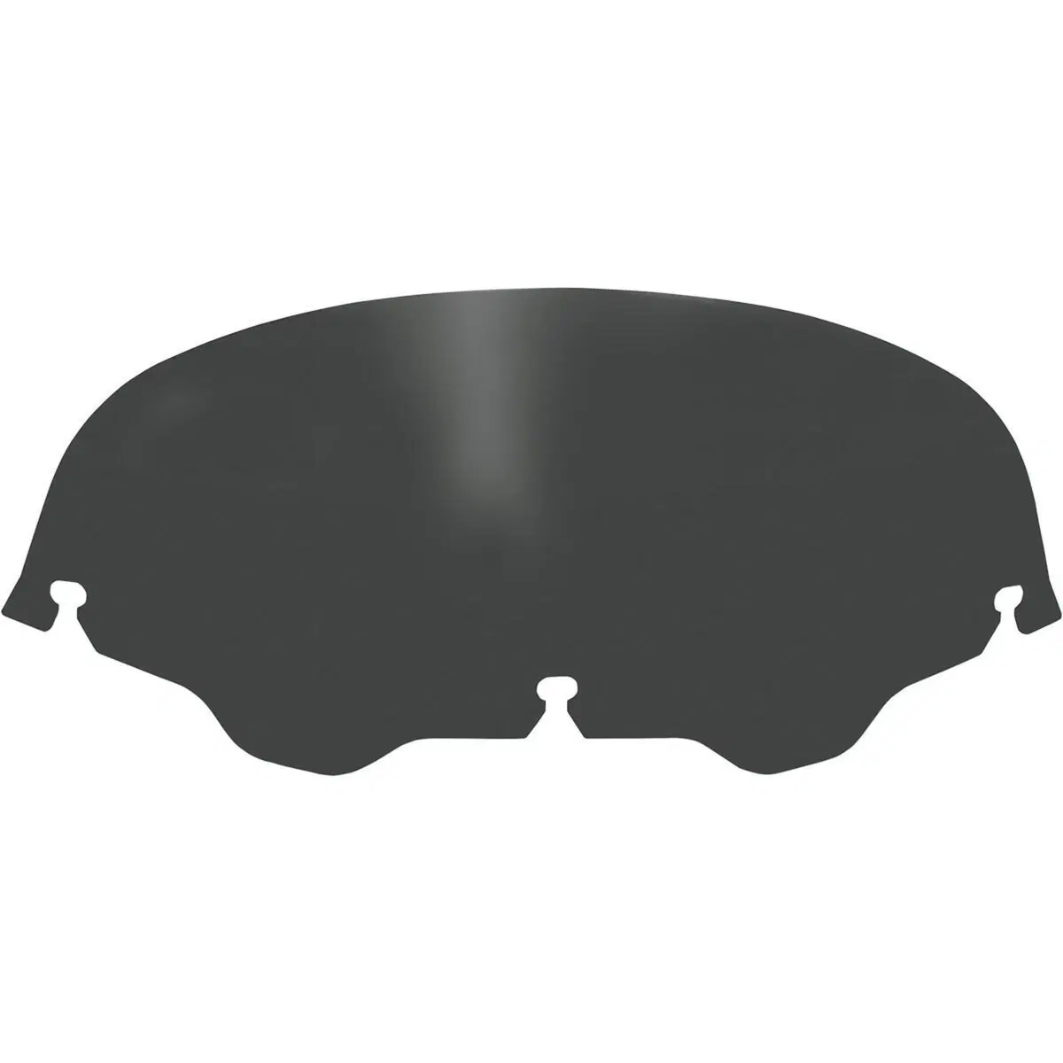 Parabrezza Memphis Bagger alto 12 cm nero per Tour 