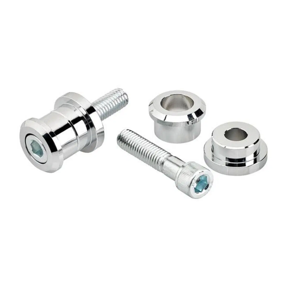 Kit montaggio riser rigido Biltwell cromato per va