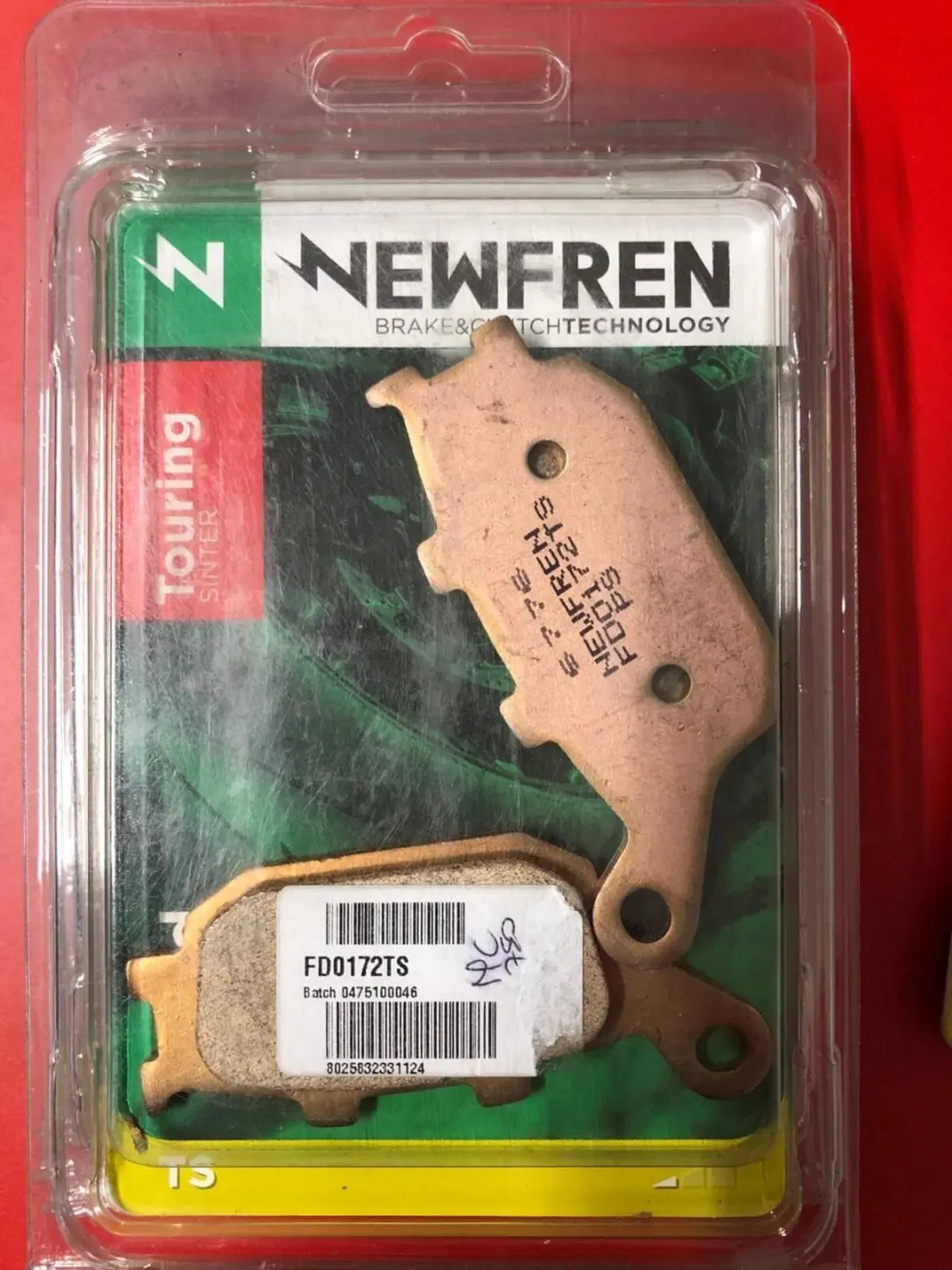 COPPIA PASTIGLIE NEWFREN FD0172TS