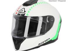 Casco integrale Acerbis KRAPON 2206 Bianco Nero2